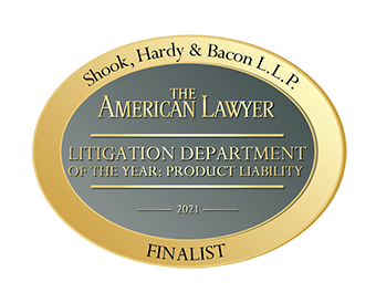 American Lawyer Product Liability Department of the Year Finalist 2021