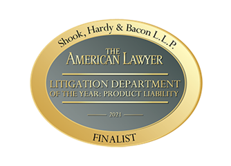 American Lawyer Product Liability Department of the Year Finalist 2021