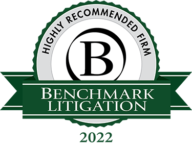 Benchmark Litigation Highly Recommended Firm 2022