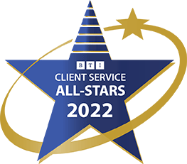 BTI Client Service All-Stars 2022 Logo