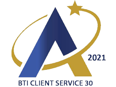 Logo with BTI Client Service 30 2021