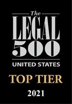 Logo for Legal 500 U.S. Top Tier Recognitions