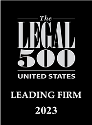 The Legal 500 United States Leading Firm 2023 Badge