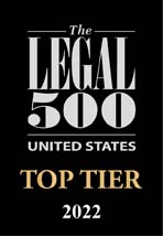 The Legal 500 United States Top Tier 2022 Logo
